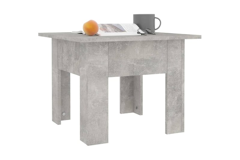 Soffbord betonggrå 55x55x42 cm spånskiva - Grå - Möbler - Vardagsrum - Soffbord & vardagsrumsbord - Soffbord