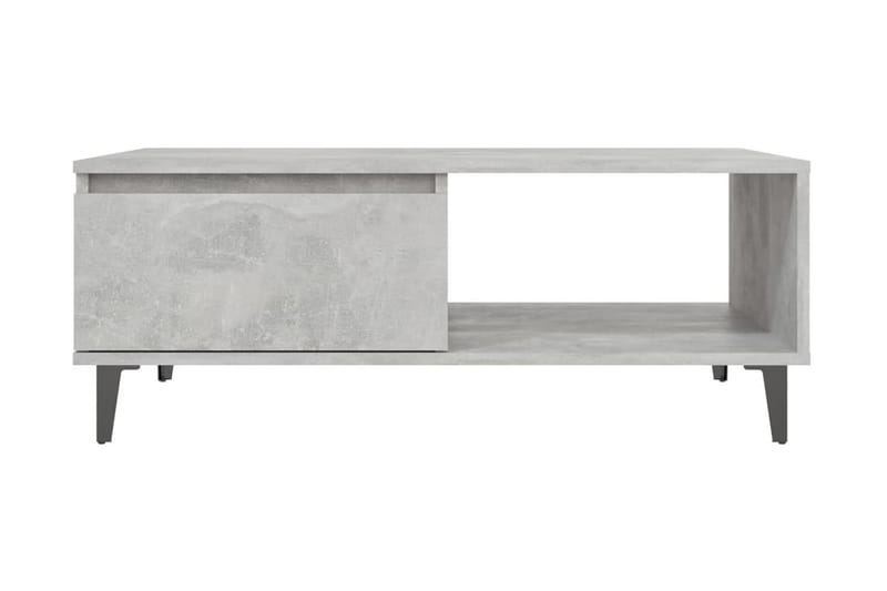 Soffbord betonggrå 90x60x35 cm spånskiva - Grå - Möbler - Vardagsrum - Soffbord & vardagsrumsbord - Soffbord