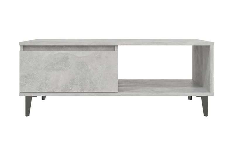 Soffbord betonggrå 90x60x35 cm spånskiva - Grå - Soffbord - Bord