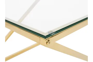 Beverly Kvadratiskt Soffbord 60 cm i Glas - Transparent - Möbler - Vardagsrum - Soffbord & vardagsrumsbord - Soffbord
