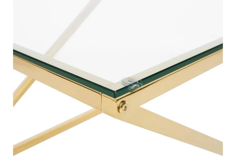 Beverly Kvadratiskt Soffbord 60 cm i Glas - Transparent - Möbler - Vardagsrum - Soffbord & vardagsrumsbord - Soffbord