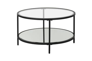 Soffbord Birney Svart/genomskinlig - Svart/genomskinlig - Möbler - Vardagsrum - Soffbord & vardagsrumsbord - Soffbord