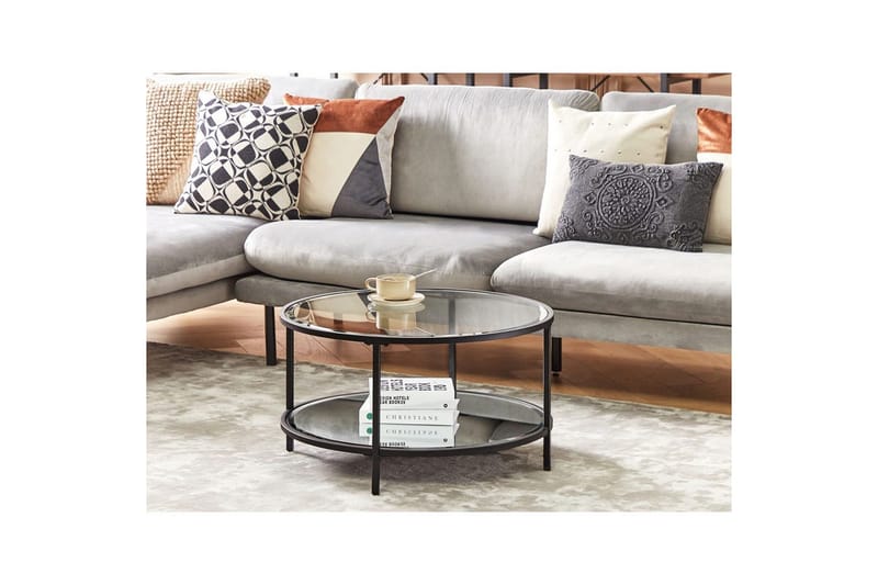 Soffbord Birney Svart/genomskinlig - Svart/genomskinlig - Möbler - Vardagsrum - Soffbord & vardagsrumsbord - Soffbord