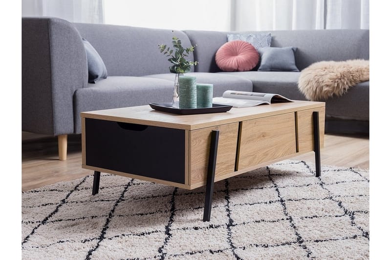 Blackpool Soffbord 107 cm - Trä/Natur - Möbler - Vardagsrum - Soffbord & vardagsrumsbord - Soffbord