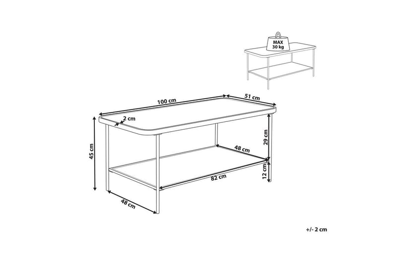 Soffbord Blair - Möbler - Vardagsrum - Soffbord & vardagsrumsbord - Soffbord