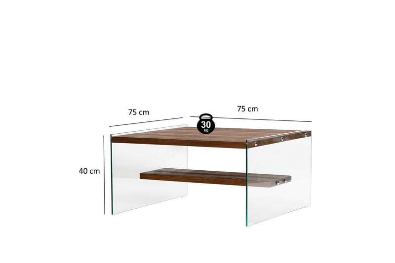 BLESSAC Soffbord 75 cm Natural - Möbler - Vardagsrum - Soffbord & vardagsrumsbord - Soffbord