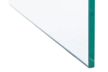 Bonisiolo Rektangulärt Soffbord 110x55 cm i Böjt Glas - Transparent - Möbler - Vardagsrum - Soffbord & vardagsrumsbord - Soffbord