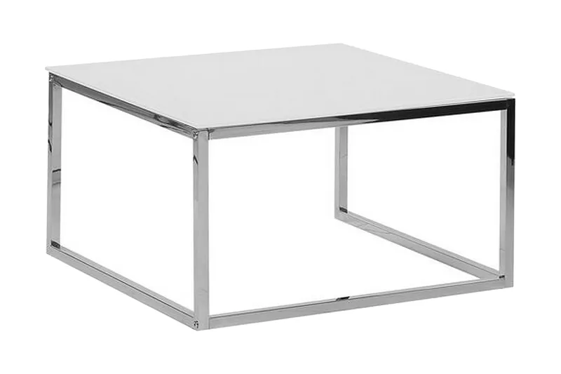 Brea Soffbord 2-pack - Vit/Glas - Möbler - Vardagsrum - Soffbord & vardagsrumsbord - Satsbord