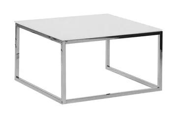 Brea Soffbord 2-pack - Vit/Glas - Möbler - Vardagsrum - Soffbord & vardagsrumsbord - Satsbord