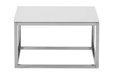 Brea Soffbord 2-pack - Vit/Glas - Möbler - Vardagsrum - Soffbord & vardagsrumsbord - Satsbord