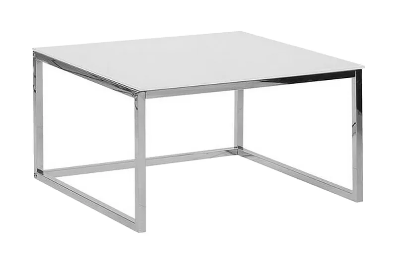 Brea Soffbord 2-pack - Vit/Glas - Möbler - Vardagsrum - Soffbord & vardagsrumsbord - Satsbord