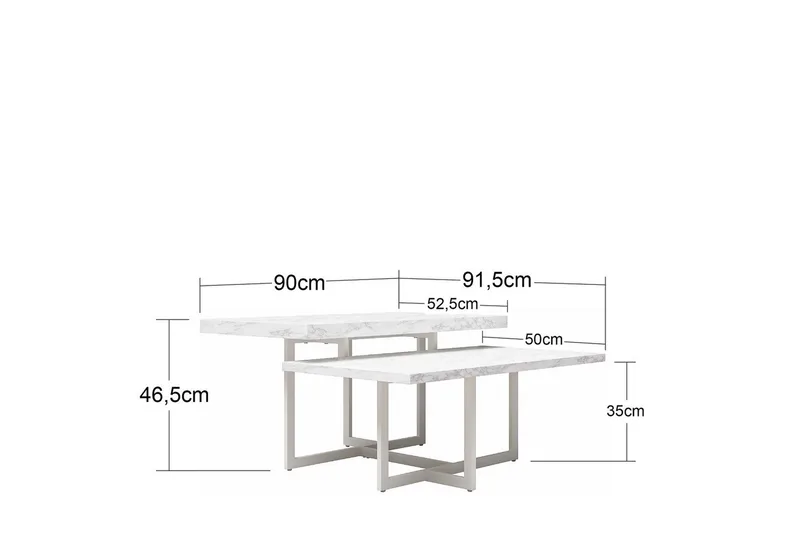 Soffbord Brielle - Möbler - Vardagsrum - Soffbord & vardagsrumsbord - Soffbord