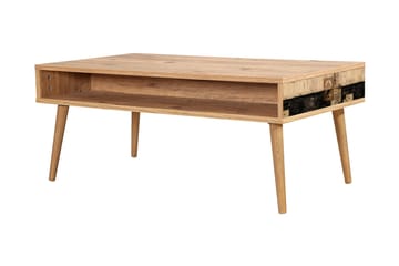Brokind Soffbord 110 cm med Förvaring Hylla Två - Natur - Möbler - Vardagsrum - Soffbord & vardagsrumsbord - Soffbord