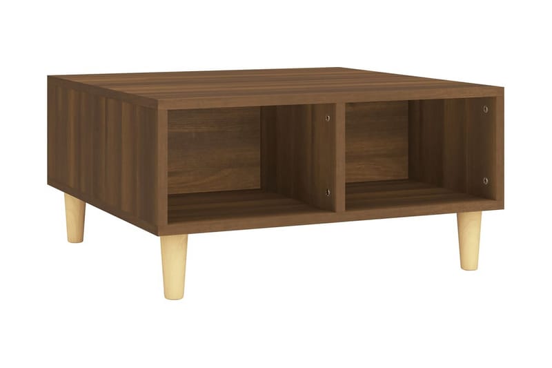 Soffbord brun ek 60x60x30 cm spånskiva - Brun - Möbler - Vardagsrum - Soffbord & vardagsrumsbord - Soffbord