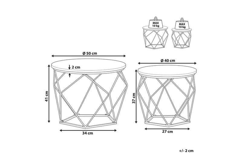 Soffbord Bruni - Möbler - Vardagsrum - Soffbord & vardagsrumsbord - Satsbord