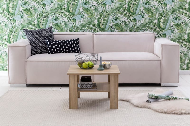 Bulanda Soffbord 60 cm med Förvaring Hylla - Natur - Möbler - Vardagsrum - Soffbord & vardagsrumsbord - Soffbord