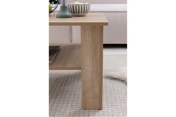 Bulanda Soffbord 60 cm med Förvaring Hylla - Natur - Möbler - Vardagsrum - Soffbord & vardagsrumsbord - Soffbord