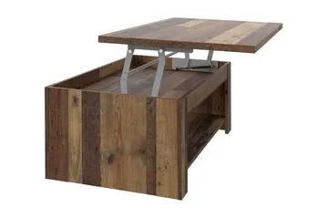 Cadle Soffbord 110 cm med Förvaring Hylla - Brun - Möbler - Vardagsrum - Soffbord & vardagsrumsbord - Soffbord