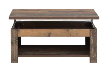 Cadle Soffbord 110 cm med Förvaring Hylla - Brun - Möbler - Vardagsrum - Soffbord & vardagsrumsbord - Soffbord