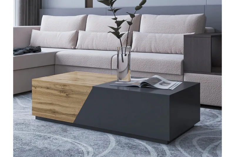 Carbost Soffbord 60 cm NO_BRAND Anthracite - Möbler - Vardagsrum - Soffbord & vardagsrumsbord - Soffbord