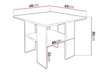 Carnew Soffbord 60 cm Black - Möbler - Vardagsrum - Soffbord & vardagsrumsbord - Soffbord