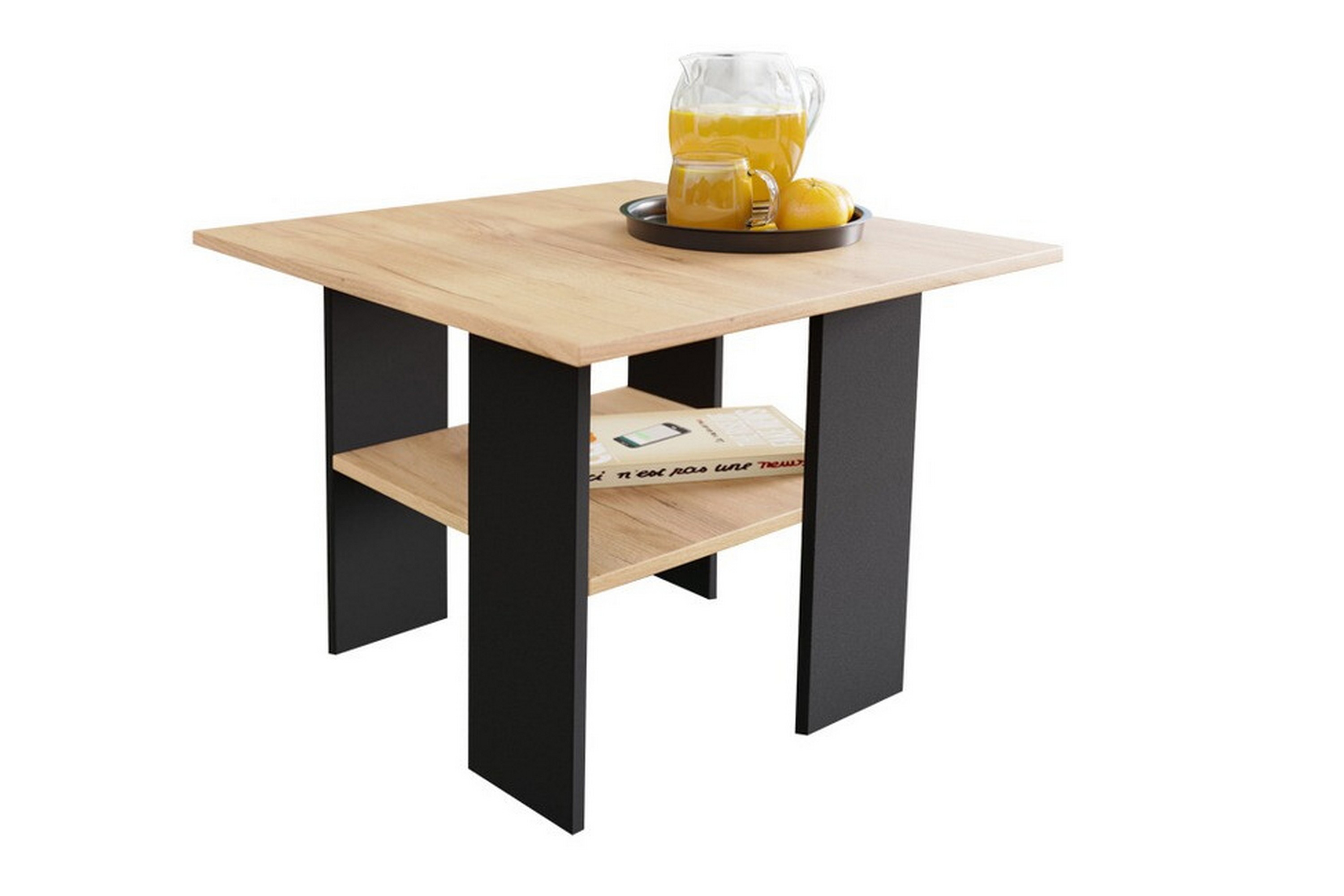 carnew soffbord 60 cm svart -