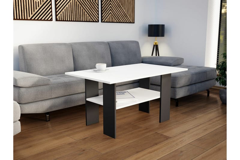 Carnew Soffbord 60 cm White - Möbler - Vardagsrum - Soffbord & vardagsrumsbord - Soffbord