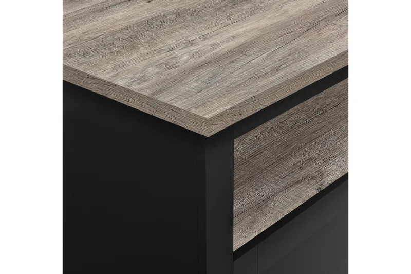 Carver Soffbord 90 cm Svart - Dorel Home - Möbler - Vardagsrum - Soffbord & vardagsrumsbord - Soffbord