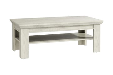 Casique Soffbord 120 cm med Förvaring Hylla - Vit - Möbler - Vardagsrum - Soffbord & vardagsrumsbord - Soffbord