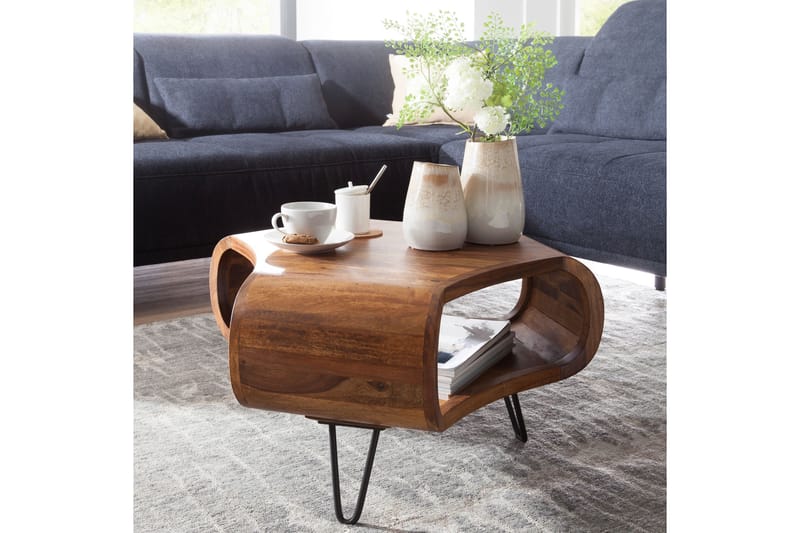 CHAMPA Soffbord 55 cm Brun - Möbler - Vardagsrum - Soffbord & vardagsrumsbord - Soffbord