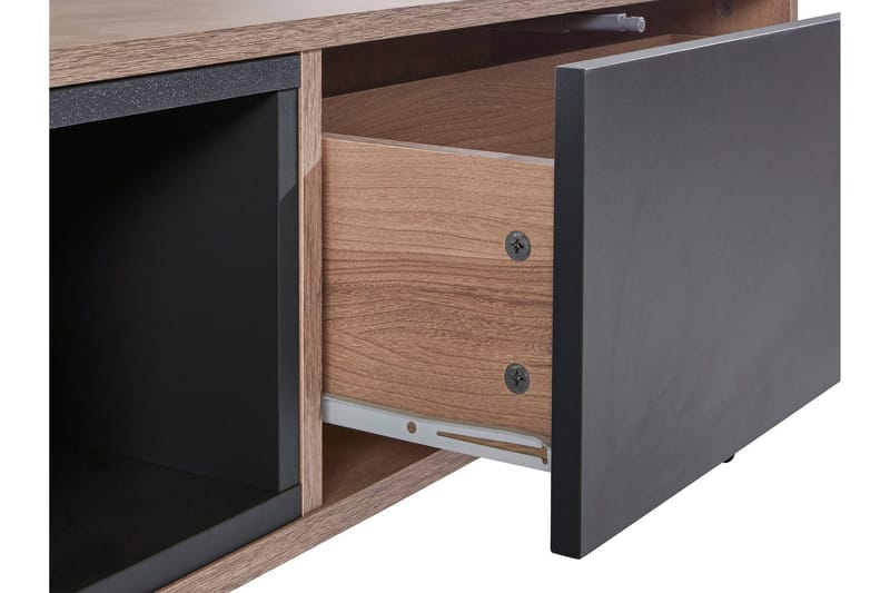 Cobham 120 cm Rektangulärt Soffbord med Lådor i Målat Trä - Ljusbrun - Möbler - Vardagsrum - Soffbord & vardagsrumsbord - Soffbord
