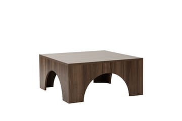 Collesium Kvadratiskt Soffbord 80 cm i Valnöt - Brun - Möbler - Vardagsrum - Soffbord & vardagsrumsbord - Soffbord