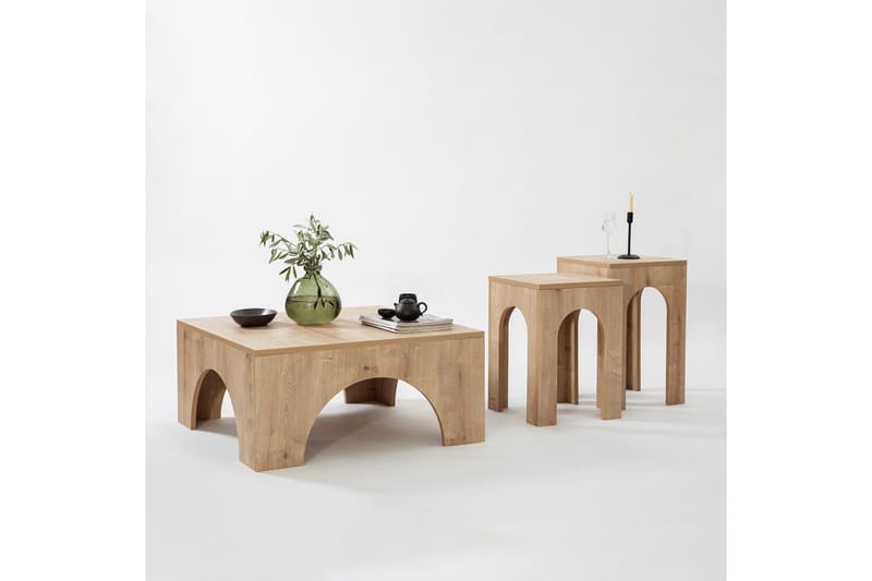 Collesium Soffbord 80 cm - Ek - Möbler - Vardagsrum - Soffbord & vardagsrumsbord - Soffbord