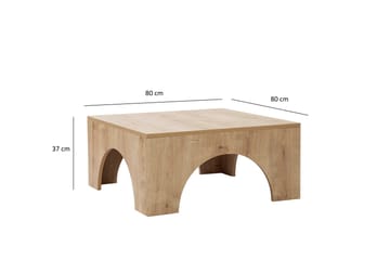 Collesium Soffbord 80 cm - Ek - Möbler - Vardagsrum - Soffbord & vardagsrumsbord - Soffbord