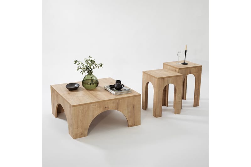 Collesium Soffbord 80 cm - Ek - Möbler - Vardagsrum - Soffbord & vardagsrumsbord - Soffbord
