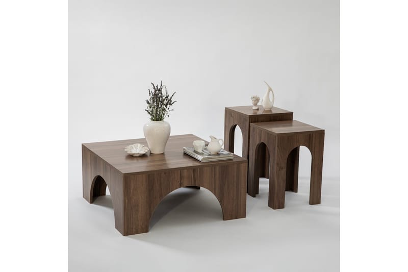 Collesium Soffbord 80 cm - Valnöt - Möbler - Vardagsrum - Soffbord & vardagsrumsbord - Soffbord