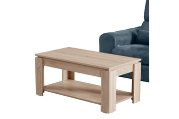Comfortale Soffbord 104 cm med Förvaring Hylla - Bok - Möbler - Vardagsrum - Soffbord & vardagsrumsbord - Soffbord