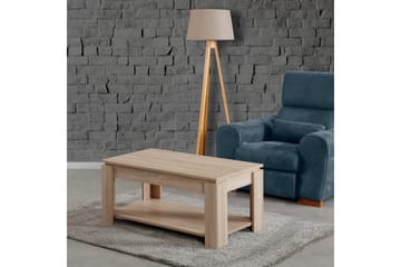 Comfortale Soffbord 104 cm med Förvaring Hylla - Bok - Möbler - Vardagsrum - Soffbord & vardagsrumsbord - Soffbord