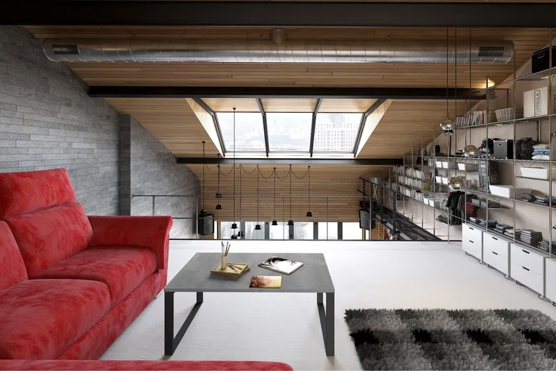 Connel Soffbord 90 cm - Betonggrå/Svart - Möbler - Vardagsrum - Soffbord & vardagsrumsbord - Soffbord