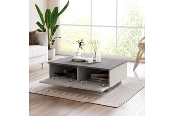 Cranner Soffbord 90 cm - Silver/Antracit - Möbler - Vardagsrum - Soffbord & vardagsrumsbord - Soffbord