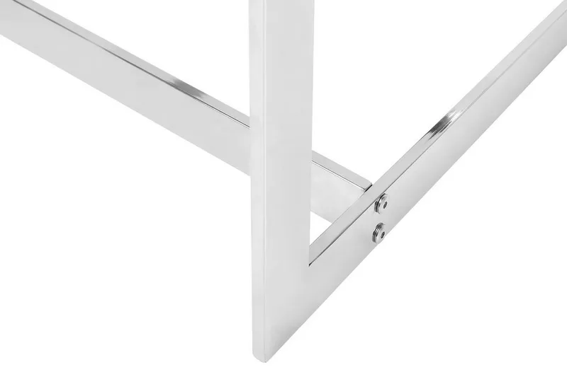 Crystal Soffbord 80 cm - Silver/Glas - Möbler - Vardagsrum - Soffbord & vardagsrumsbord - Soffbord