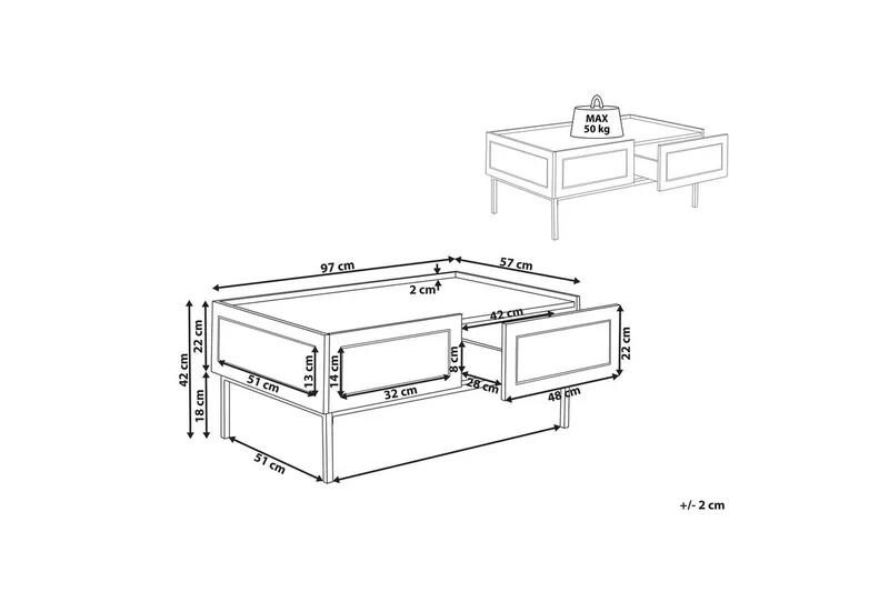 Soffbord Cullen - Möbler - Vardagsrum - Soffbord & vardagsrumsbord - Soffbord