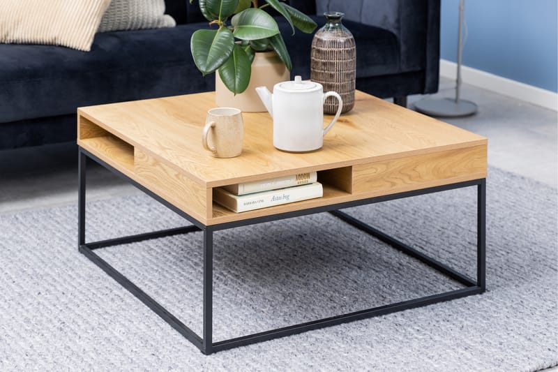 CUNJARDINE Soffbord 80x80 cm Natural - Möbler - Vardagsrum - Soffbord & vardagsrumsbord - Soffbord