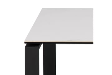 Cynthia Rektangulärt Satsbord Soffbord 115 cm i Keramik med Metallben - Vit - Möbler - Vardagsrum - Soffbord & vardagsrumsbord - Satsbord