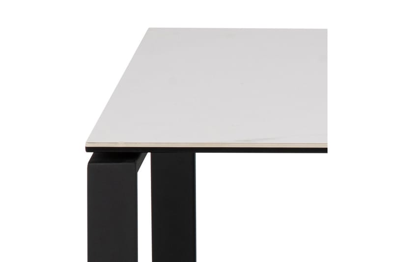 Cynthia Rektangulärt Satsbord Soffbord 115 cm i Keramik med Metallben - Vit - Möbler - Vardagsrum - Soffbord & vardagsrumsbord - Satsbord