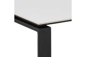 Cynthia Rektangulärt Satsbord Soffbord 115 cm i Keramik med Metallben - Vit - Möbler - Vardagsrum - Soffbord & vardagsrumsbord - Satsbord