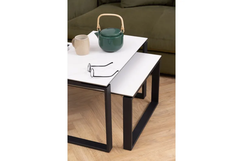 Cynthia Soffbord 115x69 cm - Vit - Möbler - Vardagsrum - Soffbord & vardagsrumsbord - Satsbord
