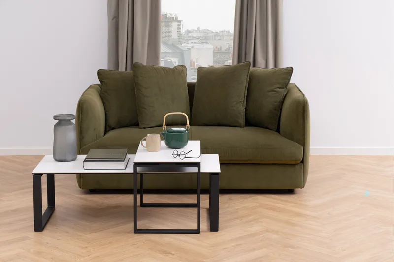 Cynthia Soffbord 115x69 cm - Vit - Möbler - Vardagsrum - Soffbord & vardagsrumsbord - Satsbord