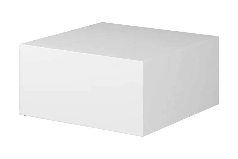 Darey Soffbord 60 cm, Vit Högglans
