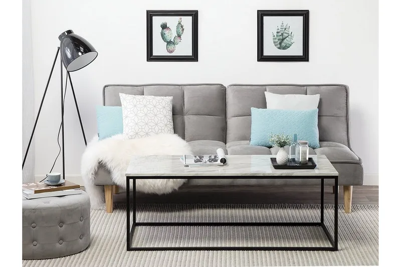 Delano Soffbord 100 cm, Vit